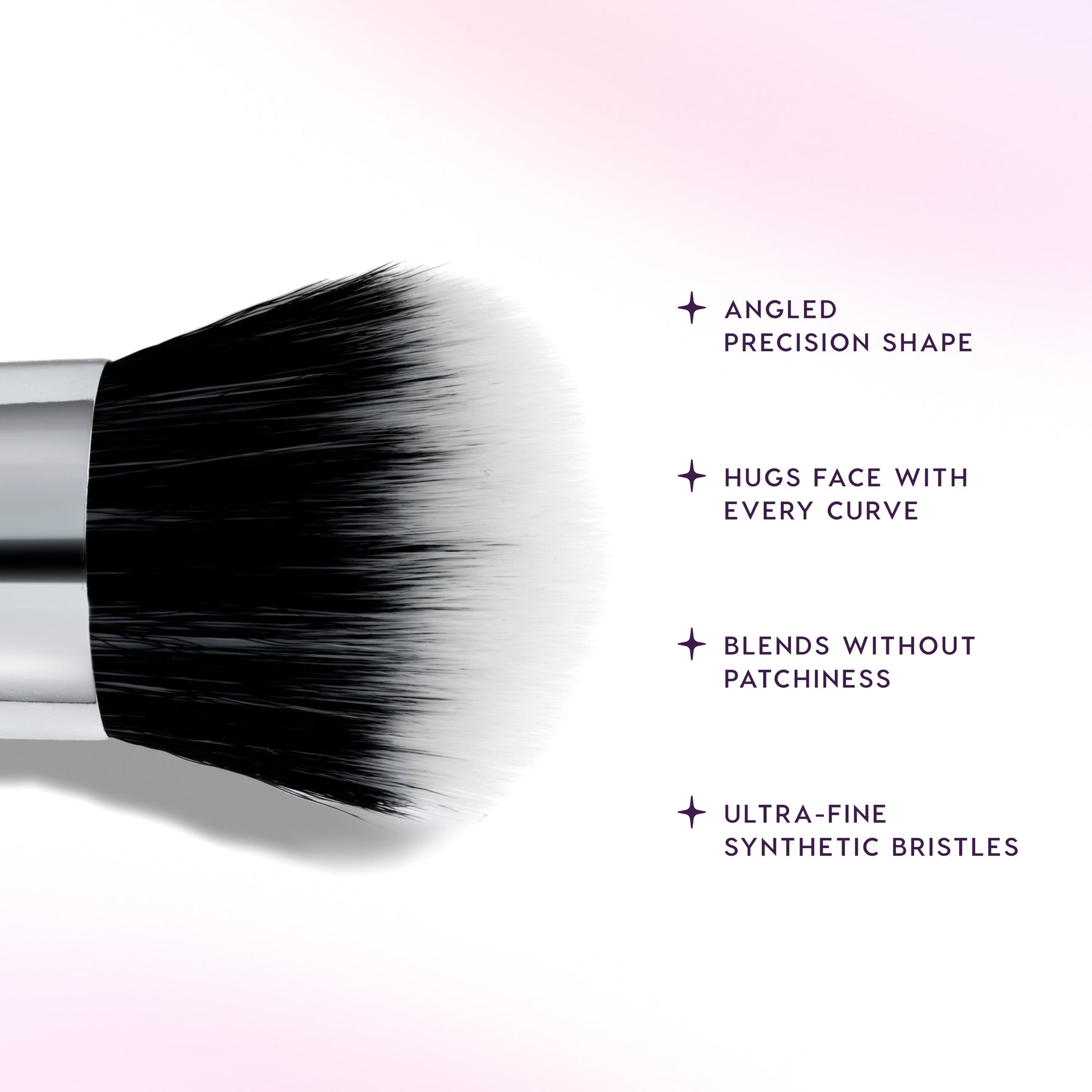 Angled Blending Face Brush - Detailed Makeup Artistry Selection