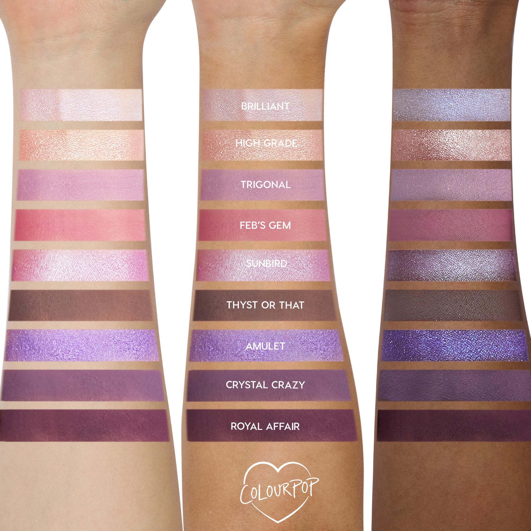 All Amethyst - Curated Portable Eye Palette