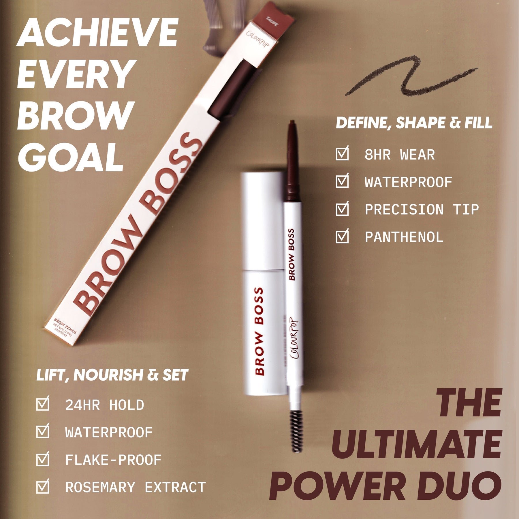 Clear - Matte Elevated Brow Set