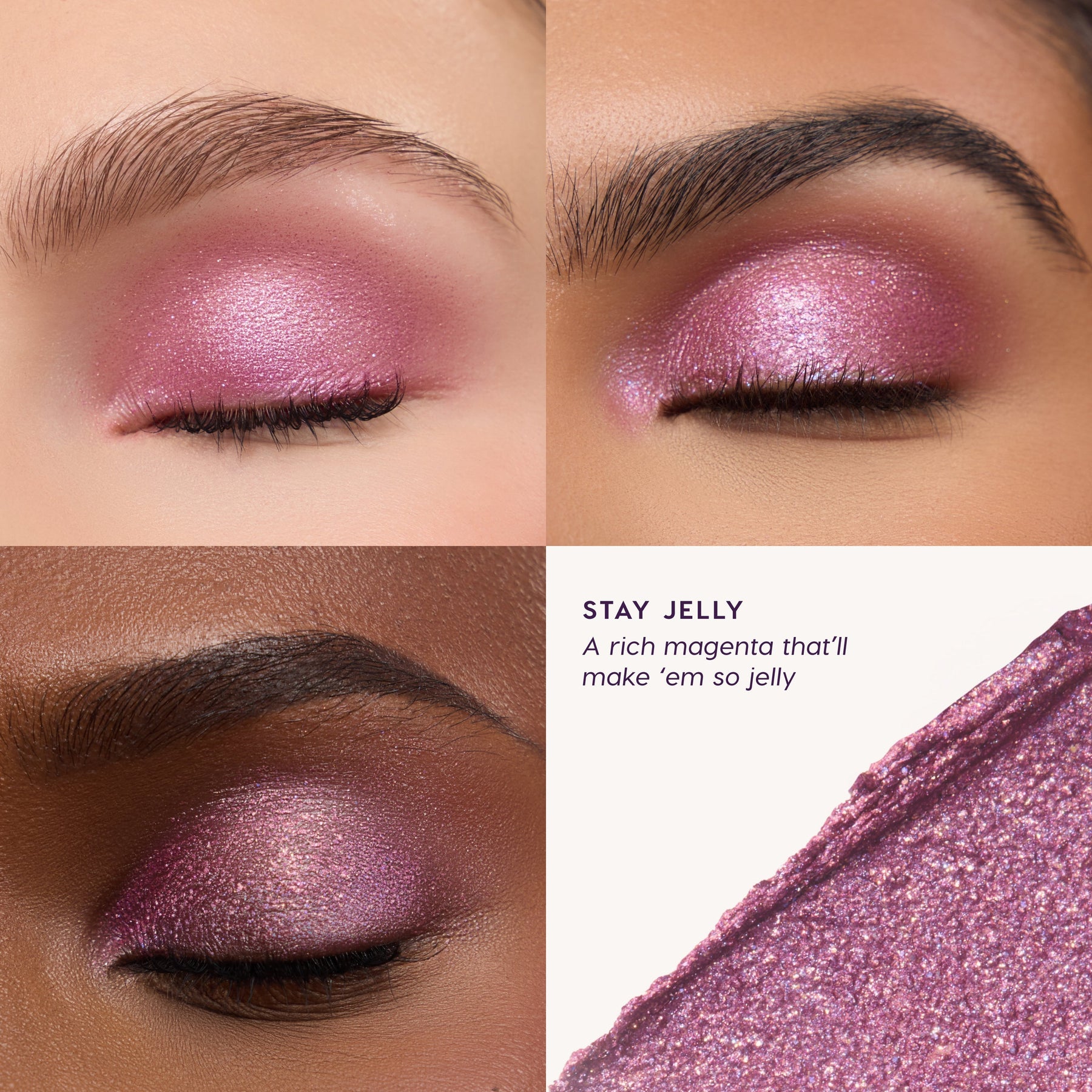 Stay Jelly - Bright Editorial Eye Statement